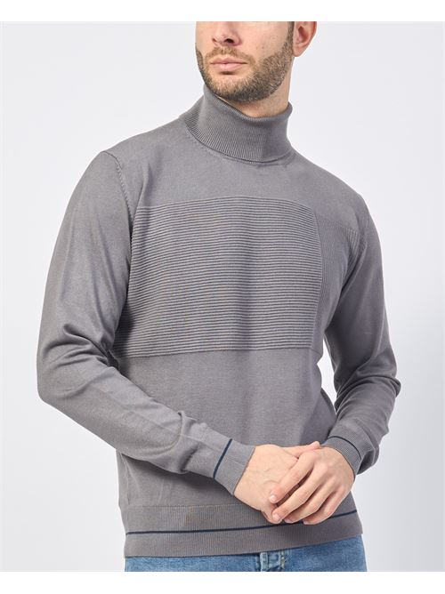 Yes Zee Men's Turtleneck Sweater in Viscose YES ZEE | M807-ML000812